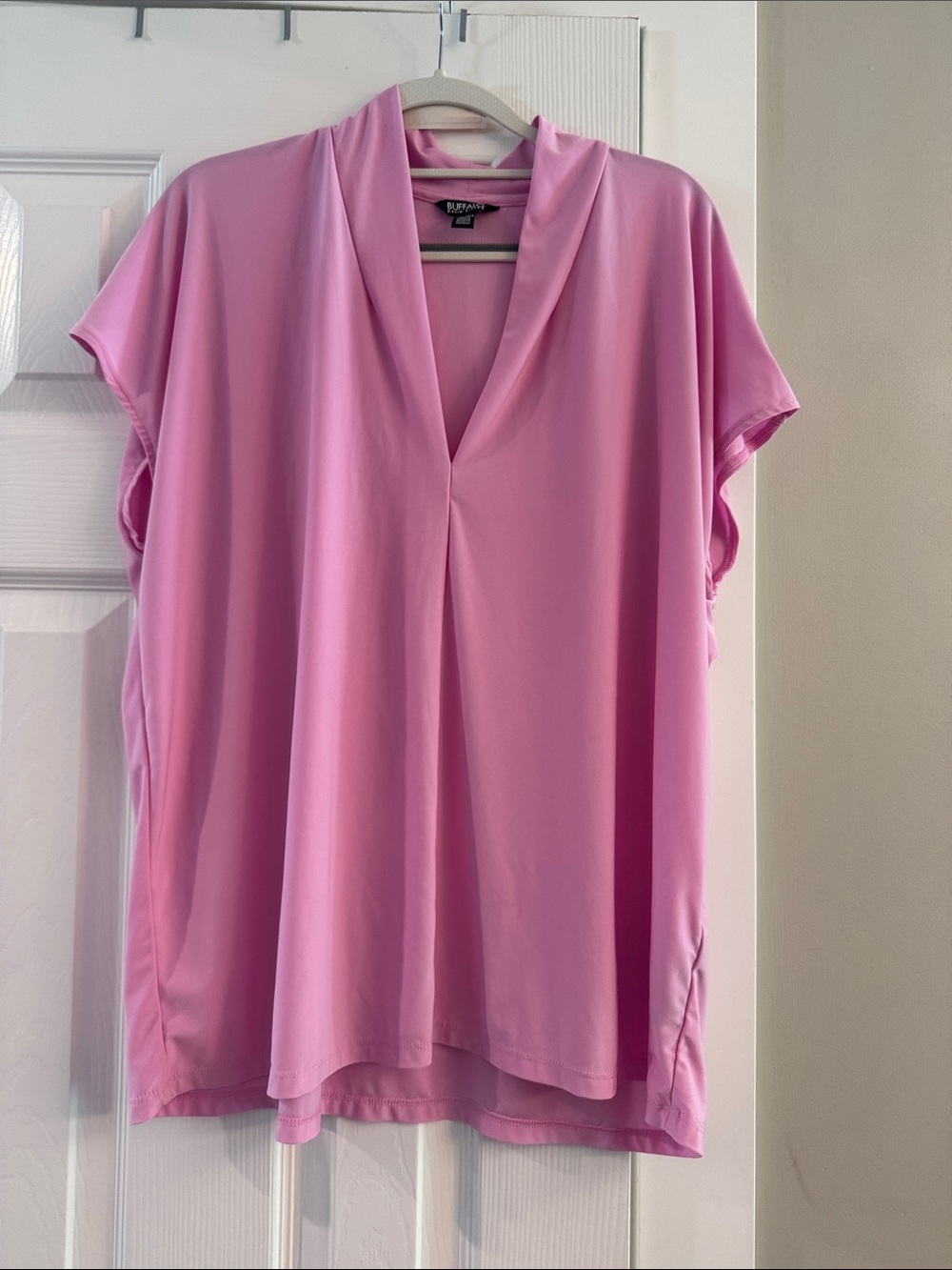 Buffalo David Bitton Soft Pink V-Neck Tunic Top